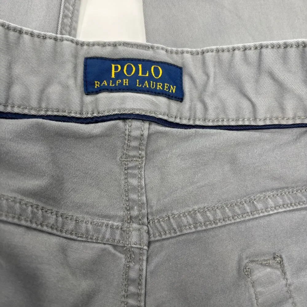 Polo Ralph Lauren Mens 40x31‎ Gray 5 Pocket Design Jeans